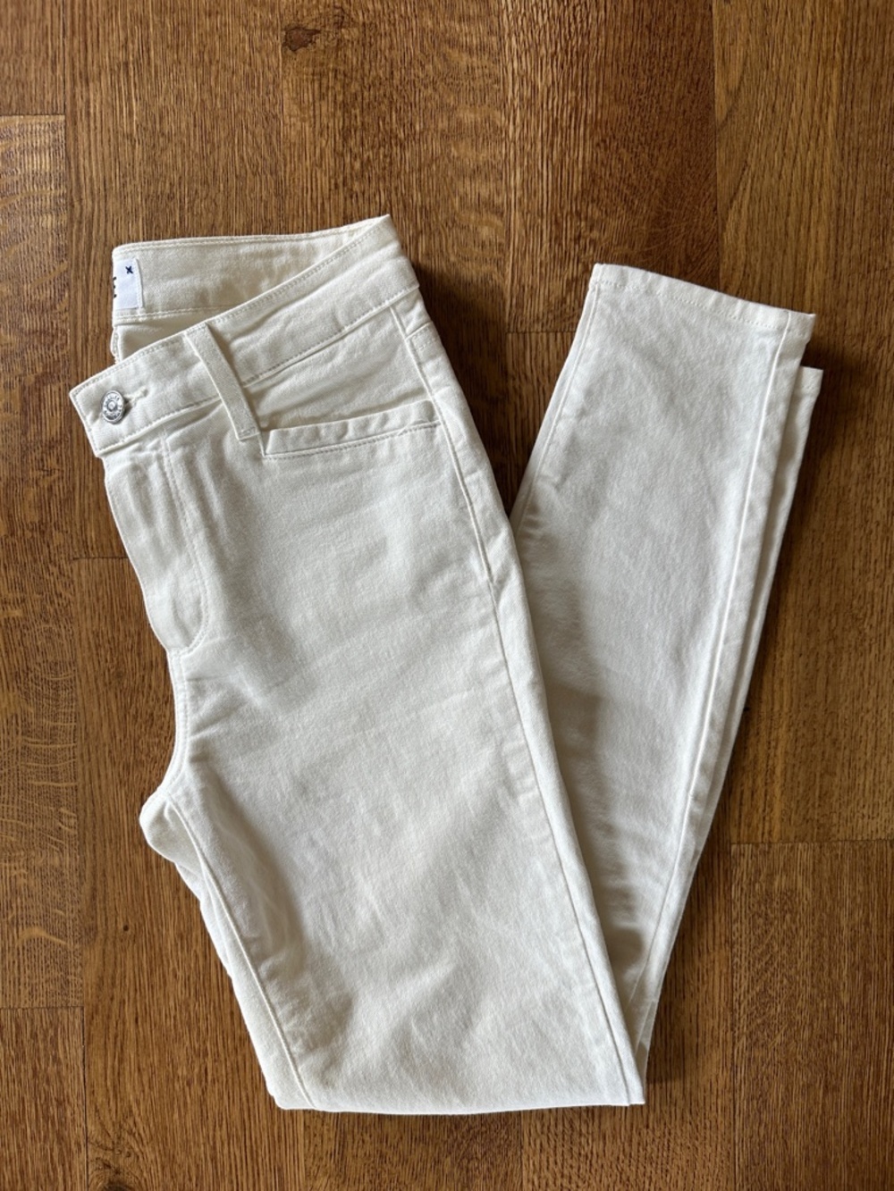 PAIGE Hoxton Ankle Skinny Jean, White